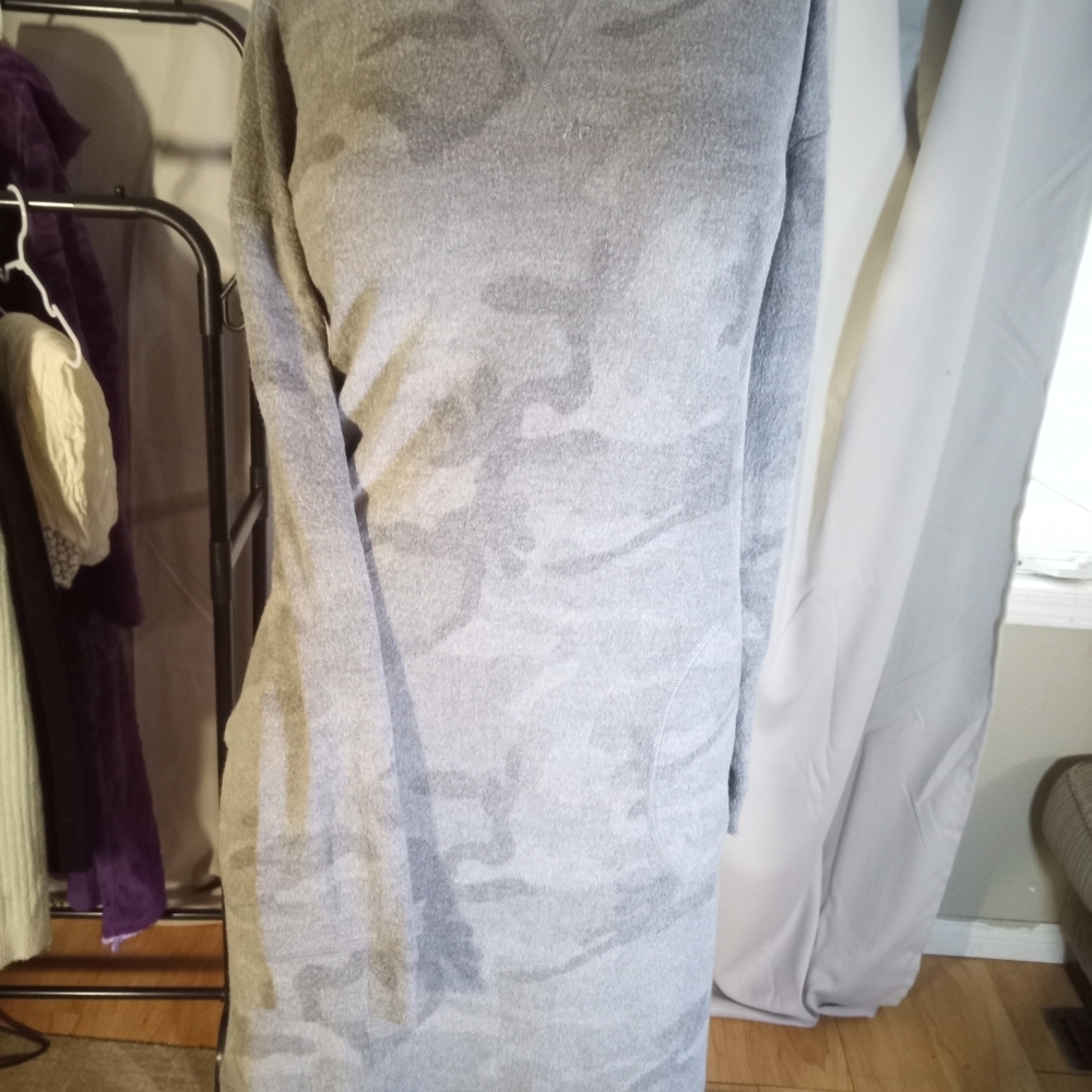 Gray Long Sleeve Women's Dress